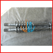 Plastic extruder screw barrel for cpvc pipe alloy screw barrel with special design